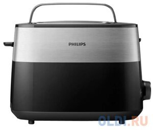 Тостер Philips HD2516 830Вт черный/стальной