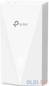 TP-Link EAP655-WALL, AX3000 Встраиваемая в стену вухдиапазонная точка доступа Wi Fi 6, 1 гиг. Uplink + 3 Dounlink порта RJ45, до 574 Мбит/с на 2,4 ГГ