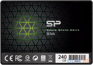 Твердотельный диск 240GB silicon power S56, 2.5, SATA III [R/W - 560/530 MB/s] TLC