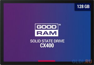Твердотельный накопитель SSD 2.5 128 Gb Goodram SSDPR-CX400-128 Read 550Mb/s Write 450Mb/s TLC