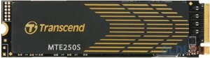 Твердотельный накопитель SSD M. 2 transcend 1.0tb MTE250S TS1tmte250S (PCI-E 4.0 x4, up to 7200/6200mbs, 3D NAND, DRAM, 1480TBW, nvme 1.3, 22х8