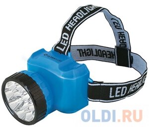 Ultraflash LED5361 (фонарь налобн аккум 220В, голубой, 12LED, 2 реж, пласт, бокс)