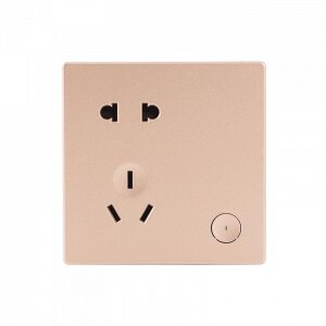 Умная розетка Xiaomi Ptxzn PTX Smart Wall Socket Five-hole Quicksand Gold