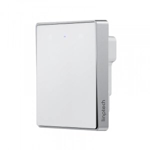 Умный выключатель одноклавишный с нулевой линией Xiaomi Linptech Glass Panel Smart Switch E1 Zero Fire Single White (QE1GDB-W1 MI)