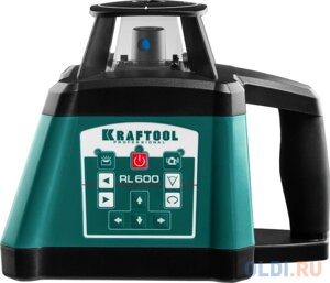 Уровни лазерные KRAFTOOL 34600 ротационный rl600 сверхъяркий 600м ip54 точн. 0.2 мм/м