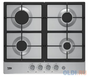 Варочная панель газовая Beko 64235 SX серебристый