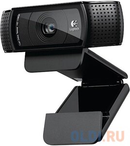 Веб-камера Logitech C920 HD Pro Webcam (Full HD 1080p/30fps, автофокус, угол обзора 78°стереомикрофон, кабель 1.5м) (арт. 960-000998, M/N: VU0062)