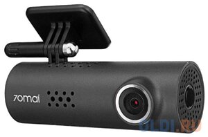 Видеорегистратор 70Mai Smart Dash Cam 1S черный 2Mpix 1080x1920 1080p 130гр. MSC8336D