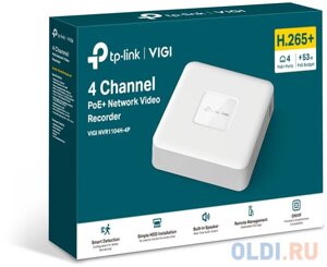 Видеорегистратор TP-link NVR VIGI NVR1104H-4P