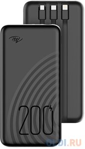 Внешний аккумулятор Power Bank 10000 мАч Itel Super Slim Star100C черный