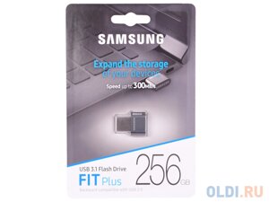 Внешний накопитель 256GB USB drive USB 3.1 samsung FIT plus (up to 300mb/s) (MUF-256AB/APC)