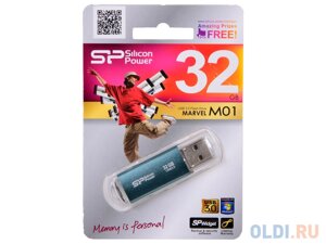 Внешний накопитель 32GB USB Drive USB 3.0 Silicon Power Marvel M01 (SP032GBUF3M01V1B)