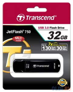 Внешний накопитель 32GB USB Drive USB 3.0 Transcend 750 (TS32GJF750K)