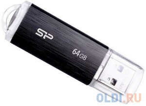 Внешний накопитель 64GB USB Drive USB 2.0 Silicon Power Ultima USB2.0 черный (SP064GBUF2U02V1K)