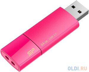 Внешний накопитель 64GB USB Drive USB 3.0 Silicon Power Blaze B05 Peach (SP064GBUF3B05V1H)