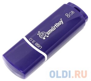 Внешний накопитель 8Gb USB Drive USB3.0 Smartbuy Crown Blue (SB8GBCRW-Bl)