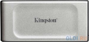 Внешний SSD диск 1.8 1 Tb USB Type-C Kingston XS2000 Portable серебристый