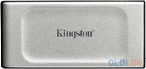 Внешний SSD диск 1.8 4 Tb USB Type-C Kingston SXS2000 серебристый