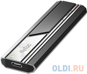 Внешний SSD диск 1.8 500 gb USB type-C netac ZX10 черный NT01ZX10-500G-32BK