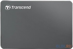 Внешний жесткий диск 2.5 USB3.0 1 Tb Transcend StoreJet 25 TS1TSJ25C3N серый
