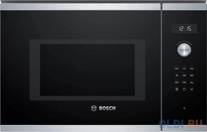 Встраиваемая микроволновая печь Bosch BEL554MS0 900 Вт серебристый чёрный