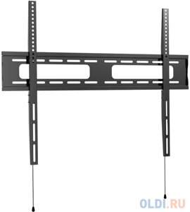 Wize [WF63] для 42-85 LCD телевизоров, VESA 800х600, расстояние от стены 2.6 см, до 80 кг, черн., розн. упаковка