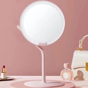 Зеркало косметическое Amiro Mini 2 Розовое AML117-P