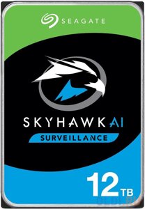 Жесткий диск Seagate Original SATA-III 12Tb ST12000VE001 SkyHawkAI (7200rpm) 256Mb 3.5