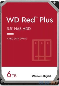 Жесткий диск Western Digital Red Plus 6 Tb
