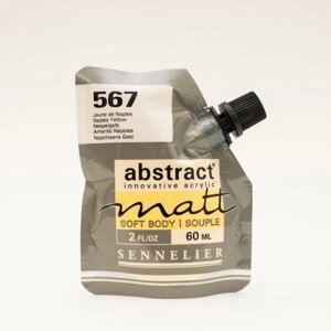Акрил Sennelier "Abstract matt" 60 мл, неаполитанский желтый
