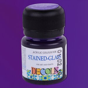 Акриловая краска для витража "Decola" 20 мл Фиолетовая