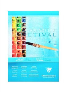 Альбом для акварели А3 10л Etival склейка, 200г/м2, Clairefontaine