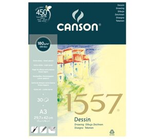 Альбом для графики на спирали Canson "1557" А3 30 л 180 г