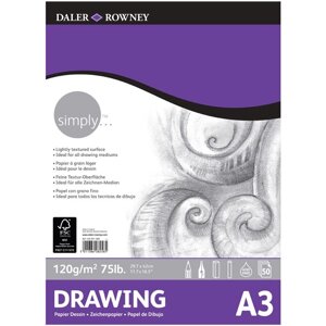 Альбом для рисования Daler-Rowney "Simply" А3 50 л 120 г