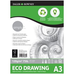 Альбом для рисования Daler-Rowney "Simply" Eco А3 50 л 120 г