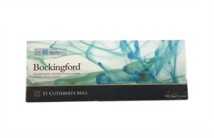 Альбом-склейка для акварели Bockingford C. P. среднее зерно 13х35 см 12 л 300 г белый