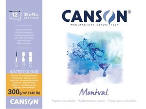 Альбом-склейка для акварели Canson "Montval" Fin 36x48 см 12 л 300 г