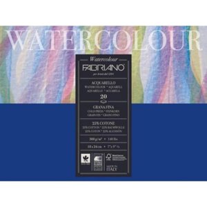 Альбом-склейка для акварели Fabriano "Watercolour" 24х32 см 20 л 300 г