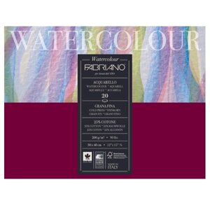 Альбом-склейка для акварели Fabriano "Watercolour" 30х40 см 20 л 200 г