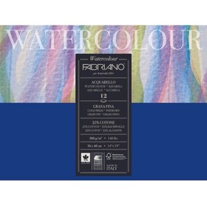 Альбом-склейка для акварели Fabriano "Watercolour Studio" 24х32 см 12 л 300 г