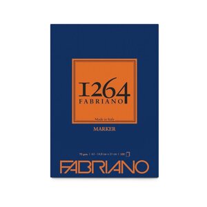 Альбом-склейка для графики Fabriono "1264 MARKER" 14,8х21 см 100 л 70 г