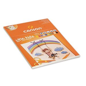 Альбом-склейка для рисования, бумага цветная Canson "Детское творчество" А4 30 л 120 г
