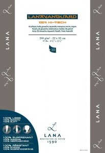 Альбом-склейка для смешанных техник LANA "Lanavanguard" 22x32 см 200 г,10 л, полипропилен 100%синтетическая)