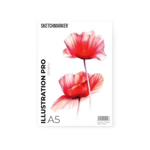 Альбом-склейка для смешанных техник Sketchmarker "Marker Pro" А5 30 л 200 г