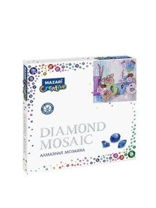 Алмазная мозаика MAZARI LOVE , 30х30см частичная выкладка, стразы разного размера
