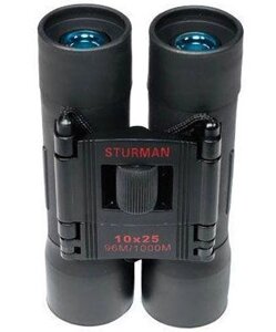 Бинокль STURMAN 10x25, черный