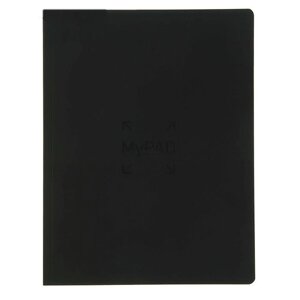 Блокнот в линейку Fabriano "MyPad" 24х18,5 см 48 л 85 г, обложка черная