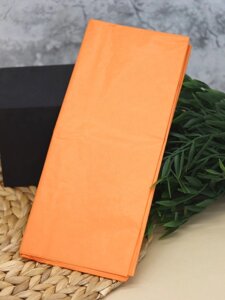 Бумага тишью "Classic", orange, 50 х 66 см, 14 г