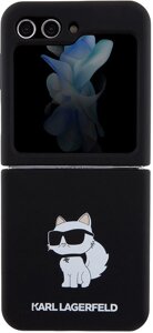 Чехол Karl Lagerfeld NFT Choupette для Galaxy Z Flip5 черный