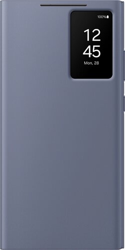 Чехол-книжка Samsung Smart View Wallet Case S24 Ultra фиолетовый